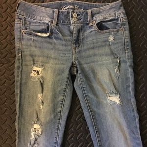 American Eagle jean crop pants